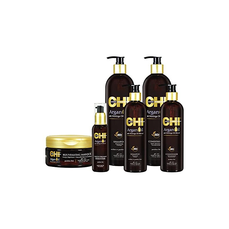 CHI Argan Oil Plus Moringa Oil Shampoo Unisex Shampoo 25