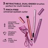 Real Techniques Double Time Brush + Lash 4 Piece Set,