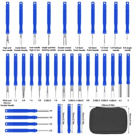 Runyu® 30 Piece Pin Tool Car Set, Pin Tool Car Removal Tool Plug Car Release Tool with Tool Bag, Terminal Removal Tool Set for Car (Blue)