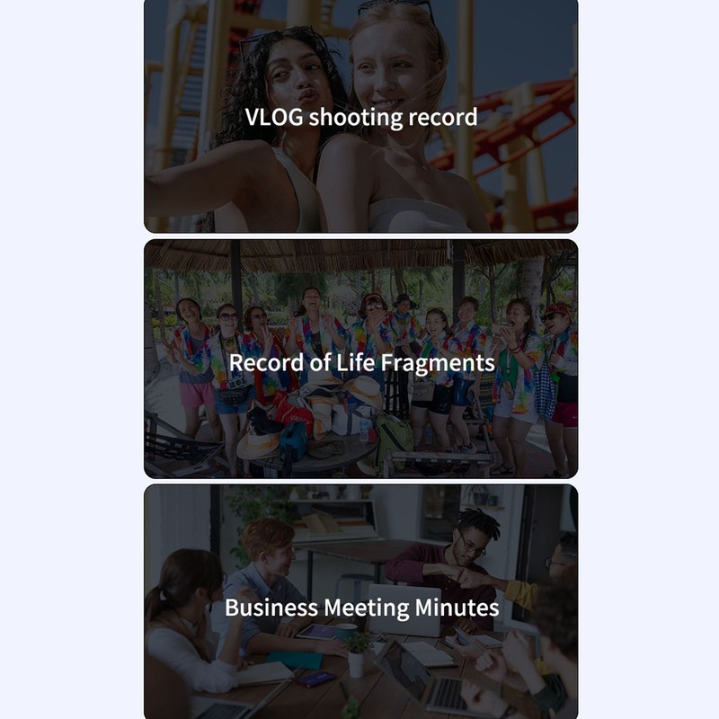 Digital Voice and Video Recorder HD 1080P AI Intelligent Noise