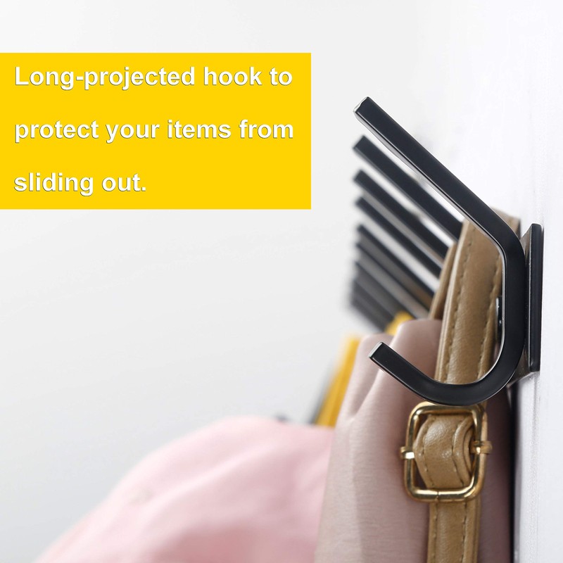 WEBI Coat Rack Wall Mounted,8 Hooks for Hanging Coats,30 Inch