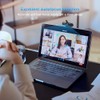 Cámara web 2K con micrófono, cámara FOV FHD de 78