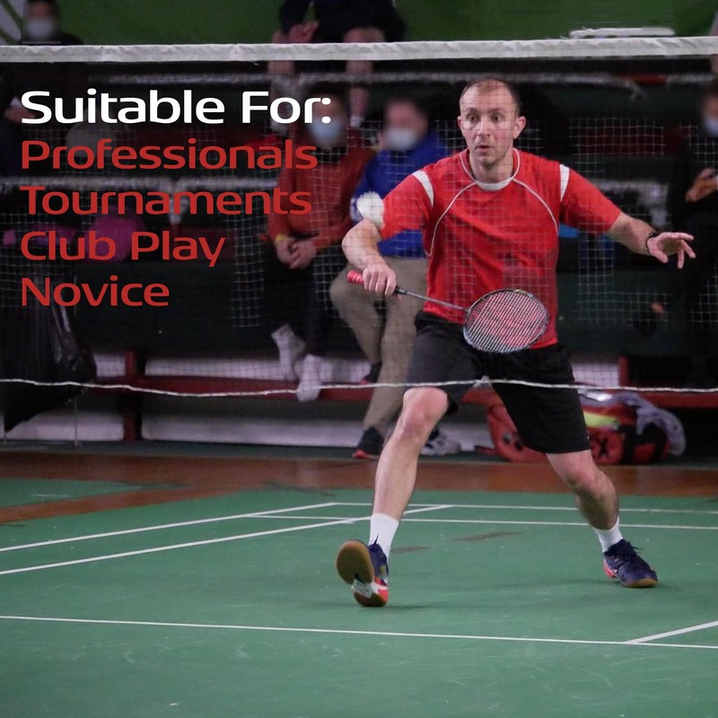 ShuttlePro T20 Badminton Shuttlecocks, 12 Pack, Goose Feather, Professional Training,