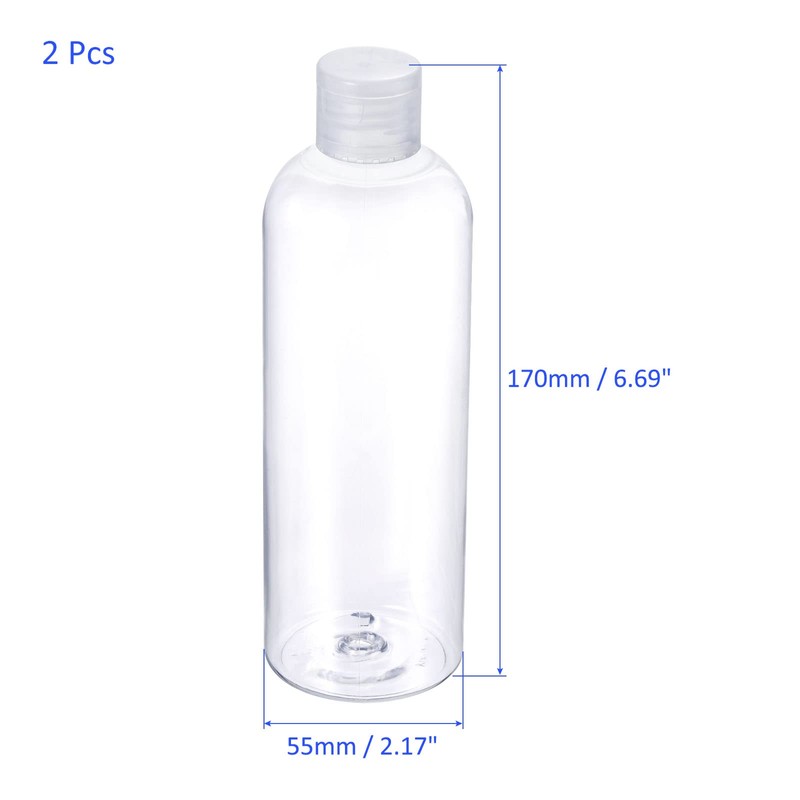 M METERXITY 2 Pcs Plastic Empty Squeeze Bottles - Shampoo