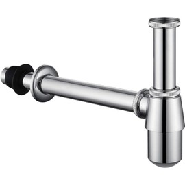 ZM Zinc&SS Bottle Trap Pipe Basin Sink Waste Kit 1-1/4'', 120mm Inlet, 300mm Outlet