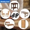Hordion 20pcs Figure 8 Fastener Table Top Fasteners, Heavy Duty