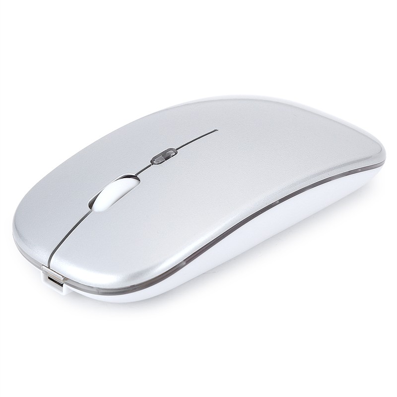 Wireless Mouse 2.4G Rechargeable USB Wireless Gaming Mouse with LED
