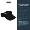 Dorfman Hat Co. Men's Garment Washed Twill Visor (Navy)