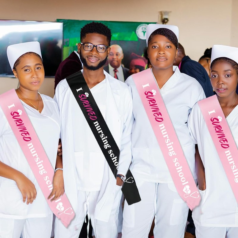GotGala Black I Survived Nurse Nurse Medical Congratulations Graduated Graduates