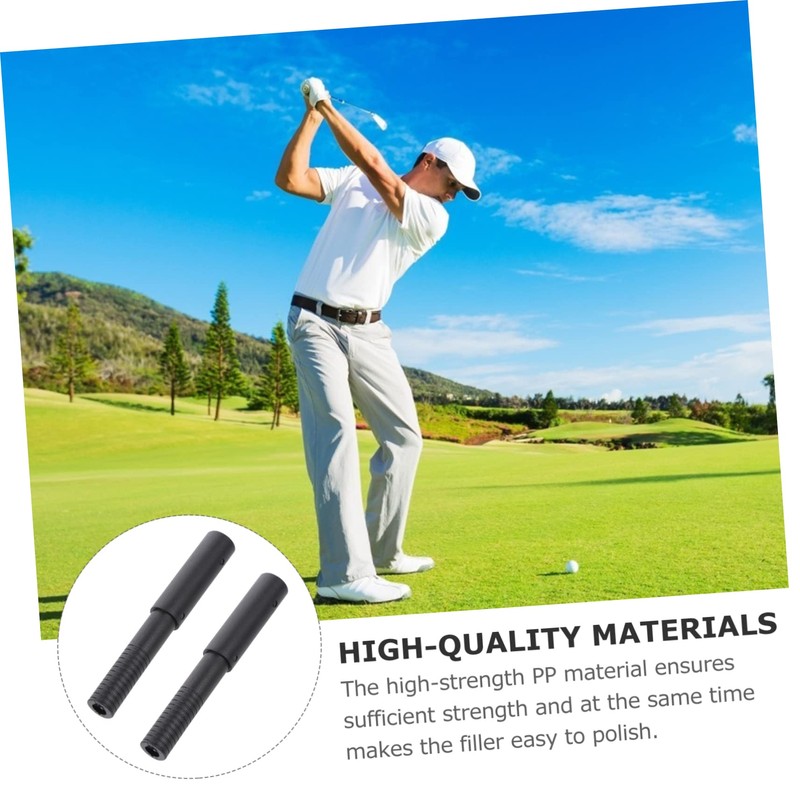 Gatuida 2 Pcs Golf Club Extension Rods Durable Golf Club
