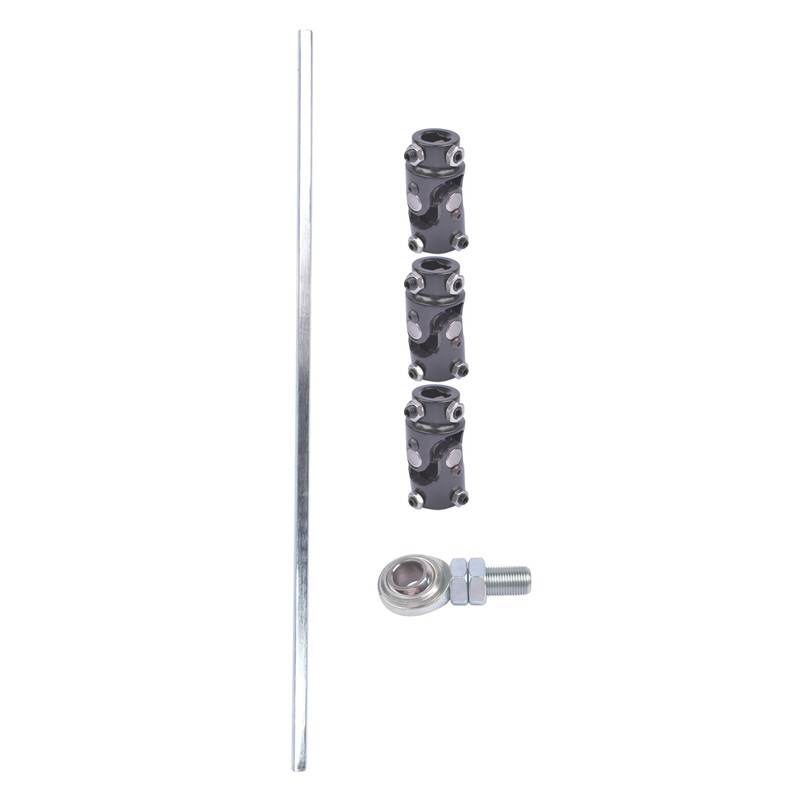 GELUOXI 3 Black U Joint 36" Steel Steering Shaft Support
