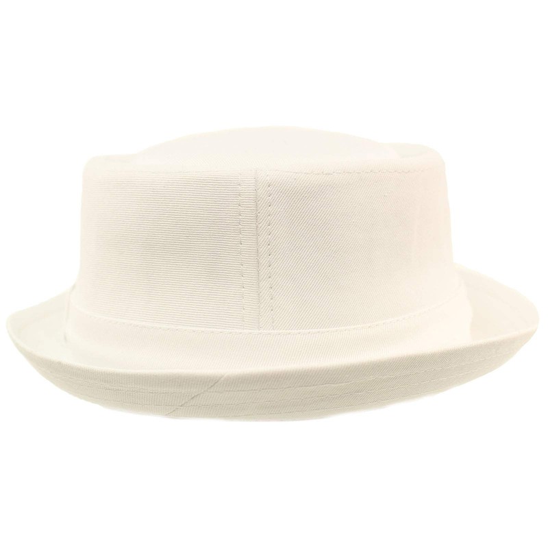 Men's Everyday Cotton All Season Porkpie Boater Derby Fedora Sun