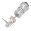 Universal Key Ignition Switch Stainless Steel Cross 2 Gears Key