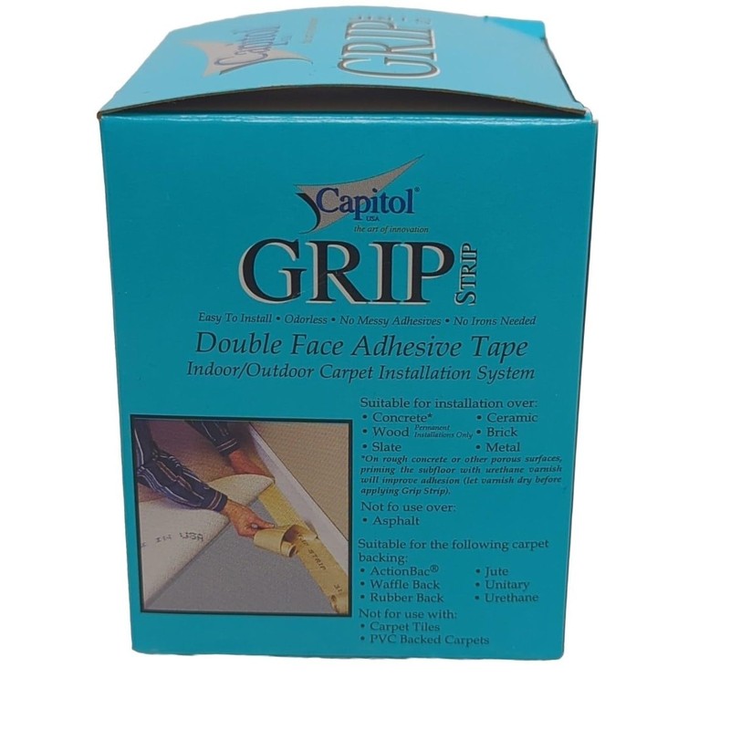 Generic Capitol® Grip Strip 3-3/16"" x 15' Double Faced Adhesive
