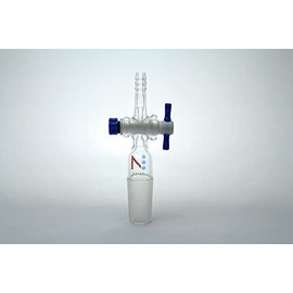 Vacuum Adapter with PTFE Stopcock, Straight Type, 24/40