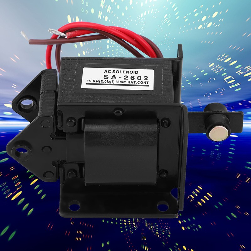 SA-2602 AC Push Pull Electromagnet Tractive Solenoid Electromagnet 220VAC 19.6N