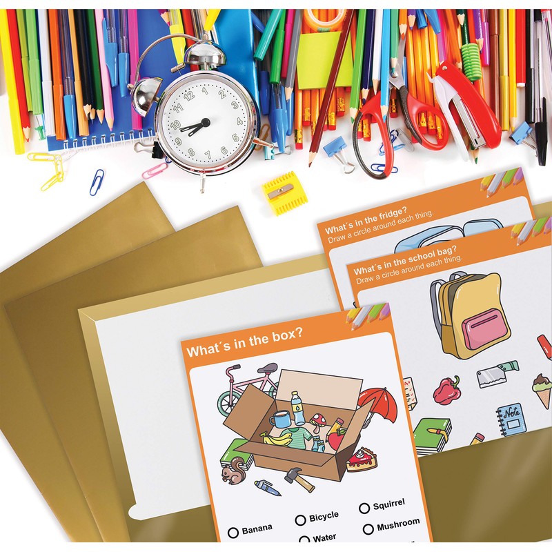 2 Pocket Glossy Laminated Metallic Gold Paper Folders, Letter Size,