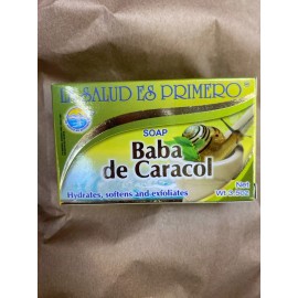 La salud es lo primero Snail Slime Soap (Javon Baba De Caracol) Exfoliates, Soften, Hydrates