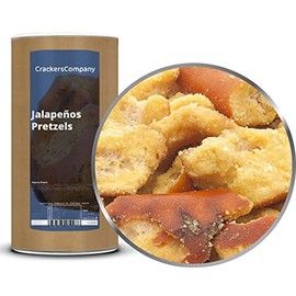 1 x 450g Pretzel Brezel-Snack mit Jalapeno scharf vegetarisch