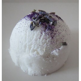 Bath Bomb Products - Bubble Bath Truffles: Lavender Pomegranates 3 Pack Truffles, 2 pack 8 oz Serenity Hand and Body Massage Lotion, by Dead Sea Spa Care, Bubble Bath, Bubble Truffles, Bath Truffle