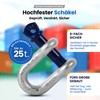Straight Shackle with Eye Bolt - 3.25t Load Capacity -