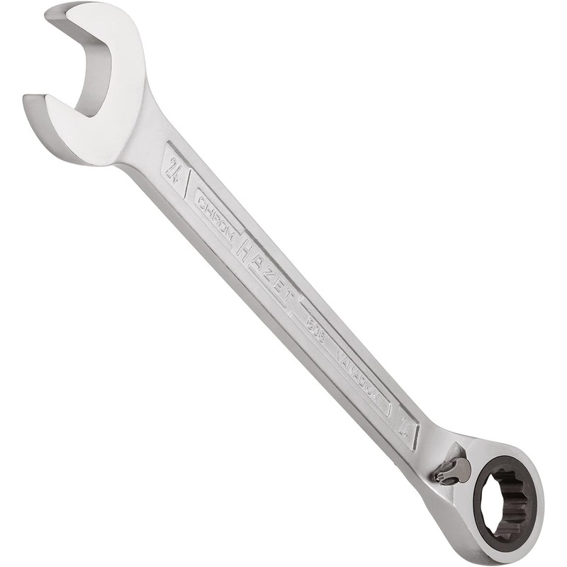 HAZET 606-13 Ratchet Wrench Reversible, Silver, 0.1 inch (3 mm)
