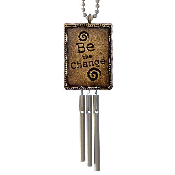 Jacob's Musical Car Charm, Be The Change, Mini Wind Chime