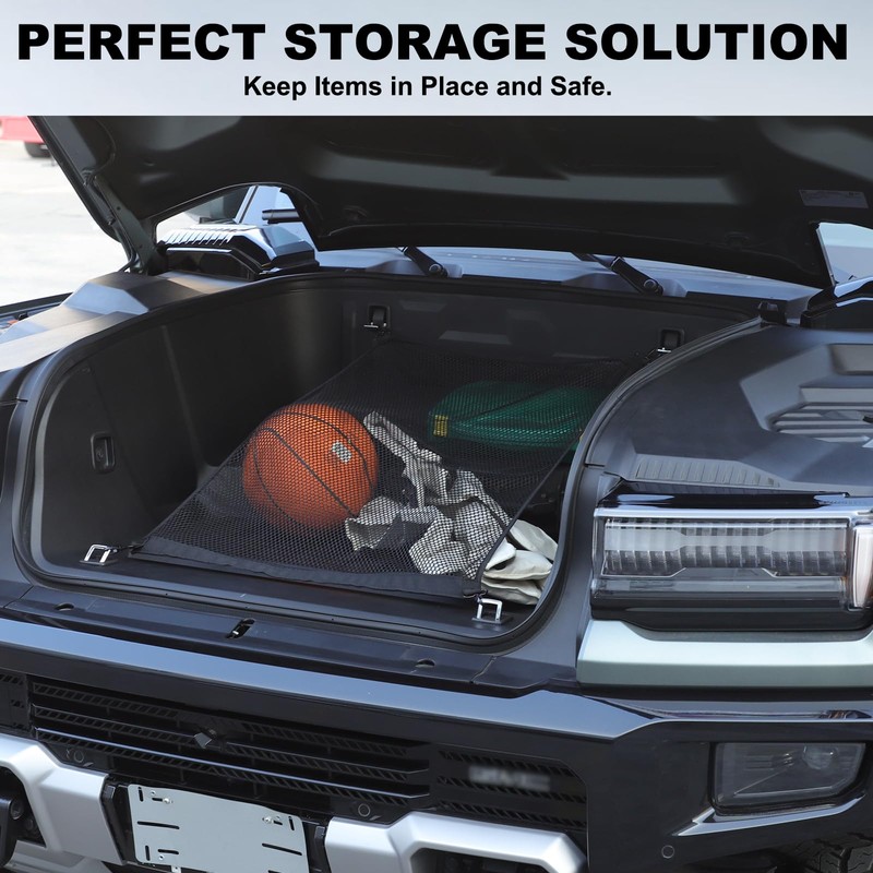 Front Trunk Storage Net Compatible with Hummer EV 2024 2025