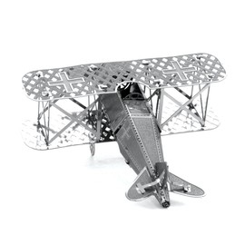 Metal Earth Fokker D-VII Airplane 3D Metal Model Kit Fascinations