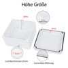 LeMotech Junction Box with Reserved Holes ABS Plastic Electrical Box