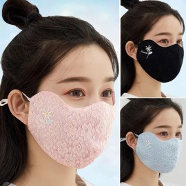 자외선차단 레이스마스크 패션마스크 UV Protection Lace Mask Fashion Mask