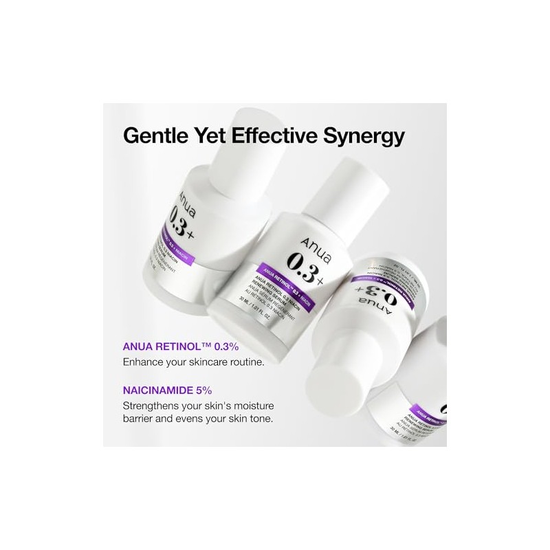 Anua Nano Retinol™ 0.3% + Niacin Renewing Serum -30 ml