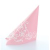Napkins "Pomp" Airlaid Pack of 50 Rose / White