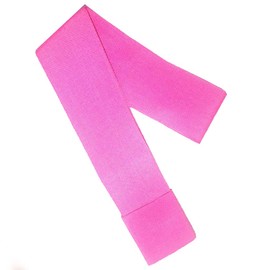 Gamboa Pink Linen Panama Hatband, Fedora Hat Band for Adults - Unisex, Solid, Pull-On, Regular Fit, Hand Wash Only, Outdoor, Birthday Use