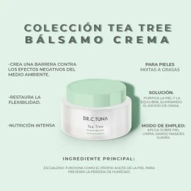 Crema Facial Tea Tree | Piel Libre De Grasa Y Granitos Grasa Día