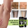 Crema Depilatoria Cuerpo De Vello Sin Dolor Para Hombres, Cr