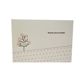 That Sky Blue Letter Pressed Thank You Notecards With Matching Envelopes, Set of 6