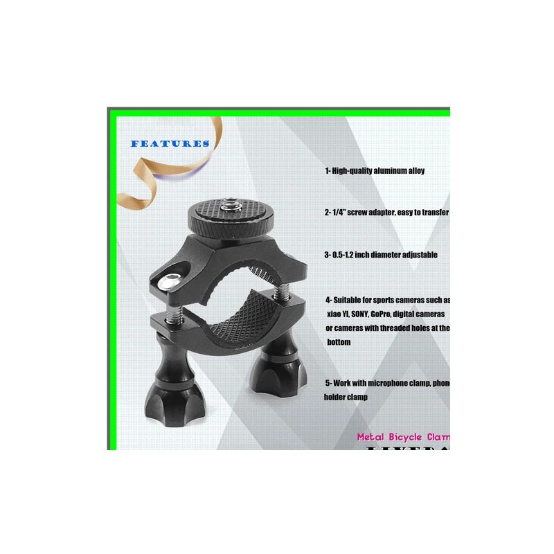 MASDUNCA ActionCam Bike Mount Pro for Mountain and Motorcycle Adventures