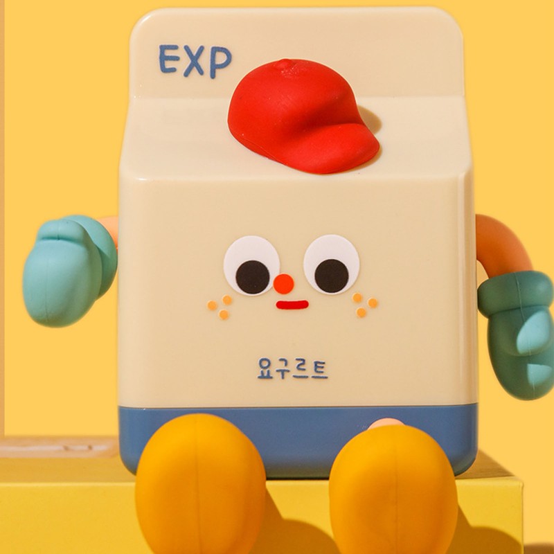 Cute Milk Carton Kids Night Light Silicone Nursery Night Light