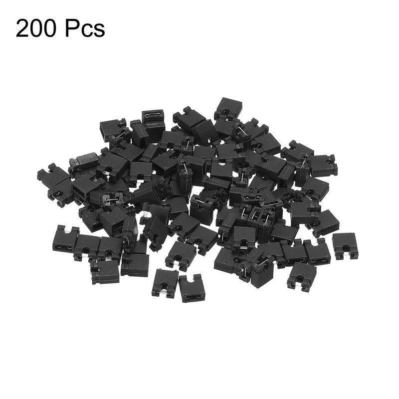 sourcing map 2.54mm Jumper Caps Standard Circuit Board Jumper Cap
