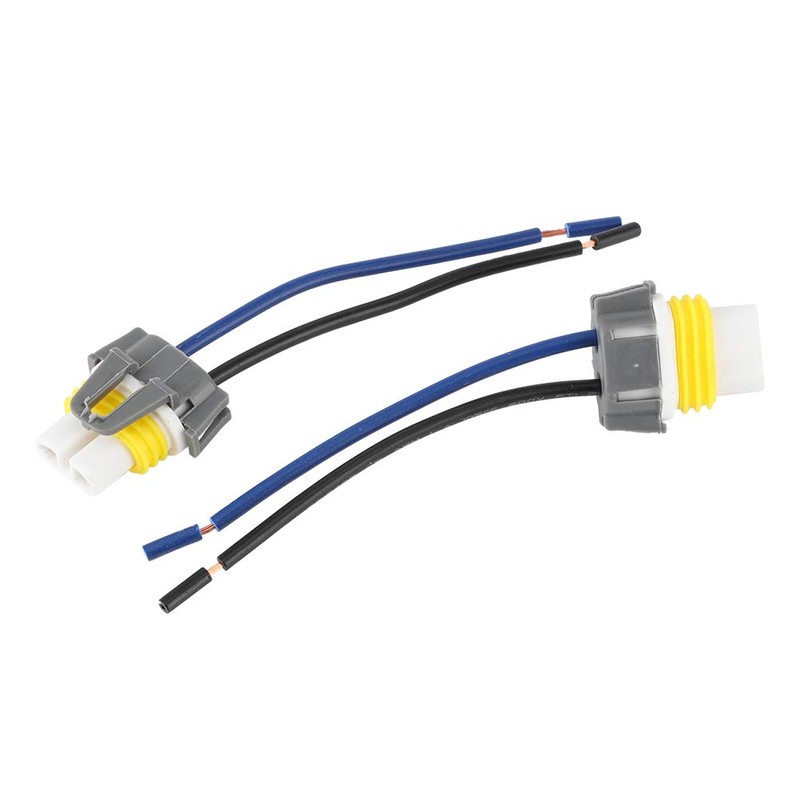 2 Uds H11 H8 Adaptador Hembra Conector de Arnés de