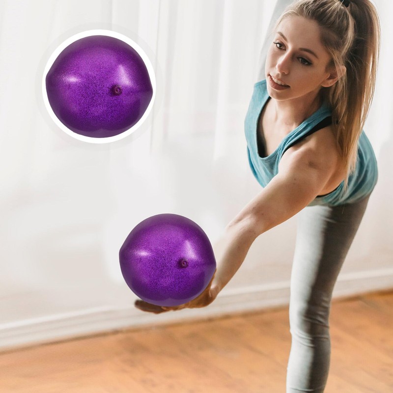 Sosoport Portable Exercise Ball 15cm Professional Ball for Yoga Enhance