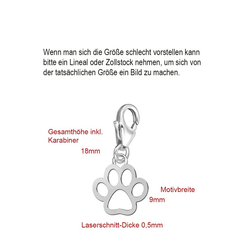 FANTASTIC NAILS COSMETIC COLLECTIONS Women's Charm Pendant 925 Sterling Silver