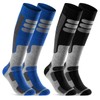 sockenkauf24, 2 Pair Men’s Ski Knee Socks Breathable Ski Socks
