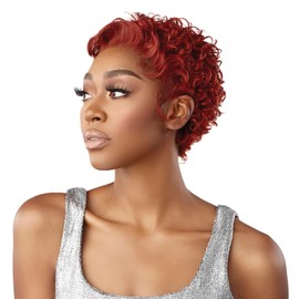 Sensationnel Shear muse lace wig - olene deep laceparting hand tied ready to wear synthetic prestyled units (2 DARKBROWN)