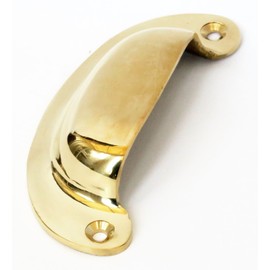 Castelion Solid Brass Drawer Pull/Cupboard Door Handle - Choice of Sizes: 10cm or 12cm (10cm)