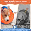 Gimars Inflatable Dog Cone Alternative Dog Donut Collar after Surgery,