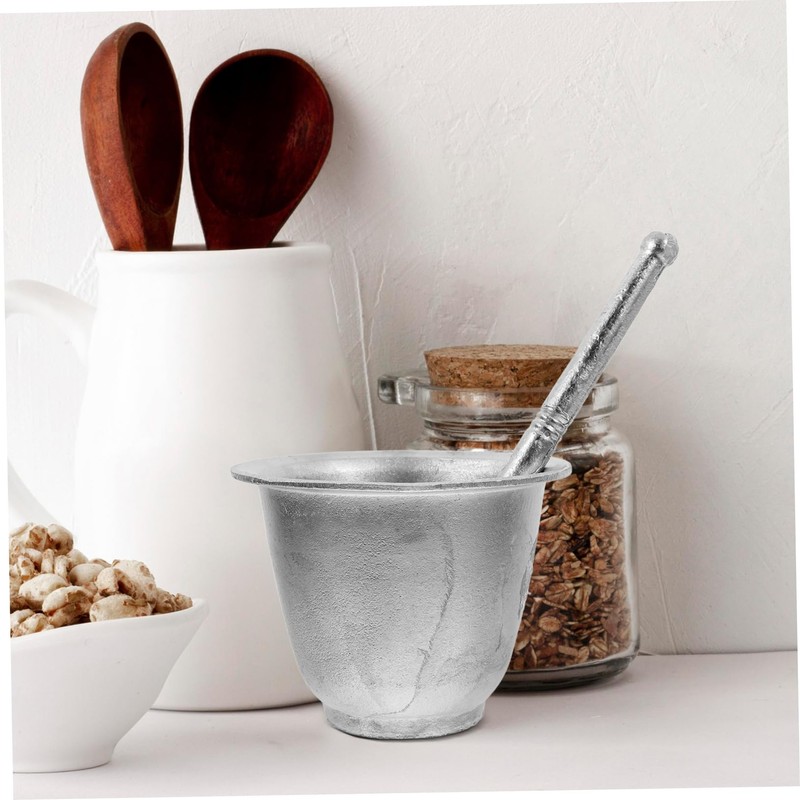 iplusmile 1Set Household Grinding Bowl with Pestle Manual Potato Crusher