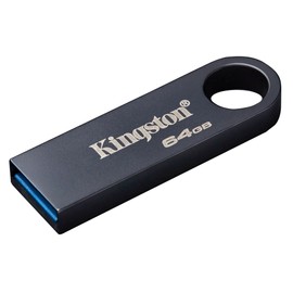 Kingston DataTraveler SE9 Gen 3 - 64GB - 220MB/s read - Metal - USB 3.2 Gen 1 - Dark Nickel