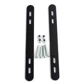 Heavy Duty Bicycle Basket Mount Adapter for E-Bikes and Mountain Bikes, Steel Construction (Black)